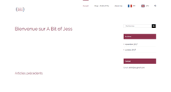 Desktop Screenshot of abitofjess.com